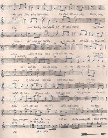 Sheet nhạc Mẹ Việt Nam Ơi 2